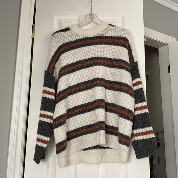 Colourblock knit sweater - Picture 1 of 6